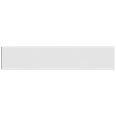 20 Inch 10 Ga. Chrome Steel Texas Boxed End Bumper, 10 Gauge For Freightliner Coronado New Style, 122SD