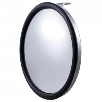 8-1/2 Inch Chrome Convex Mirror W/ Mounting Stud